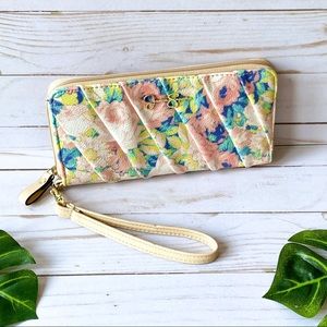 Jessica Simpson Pastel Floral Wristlet Wallet
